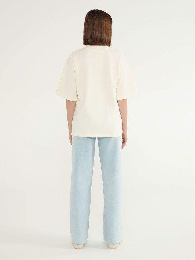 Women's polo neck shirt CONTE ELEGANT LD 3071, s.170-88, ecru - 2