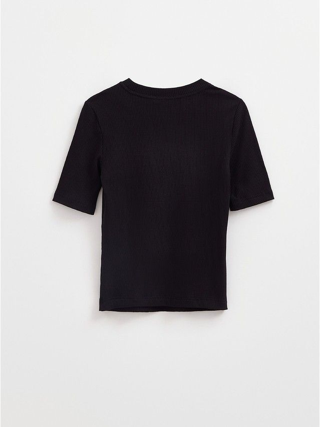 Women's polo neck shirt CONTE ELEGANT LD 2639, s.170-92, black - 5