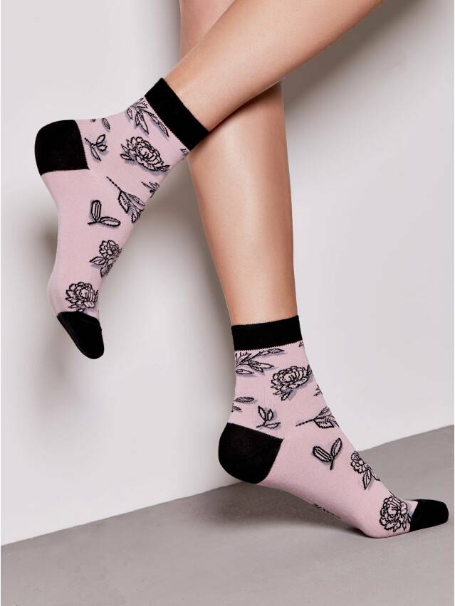Women's socks CONTE ELEGANT CLASSIC, s.23, 435 ash pink - 1