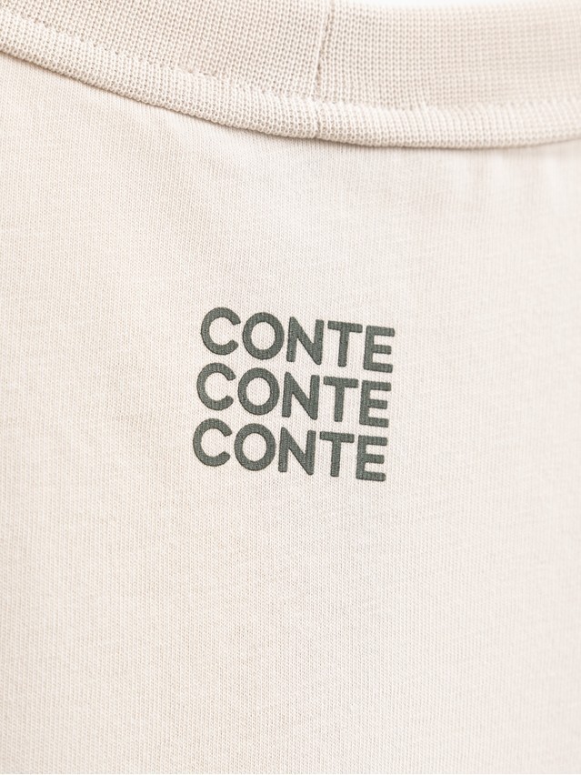 Women's polo neck shirt CONTE LD 3449, s.170-88, beige-coffee - 7