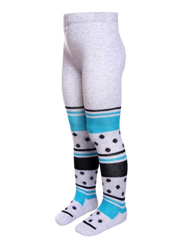 Children's tights CONTE-KIDS TIP-TOP, s.92-98 (14),408 light grey-turquoise - 1