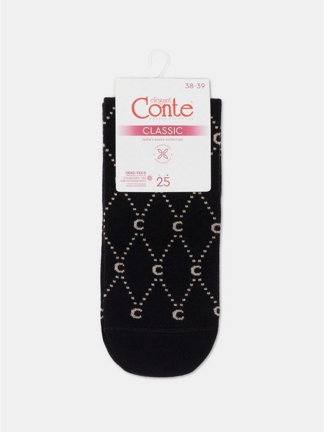 Women's socks CONTE ELEGANT CLASSIC, s.23, 525 black - 5
