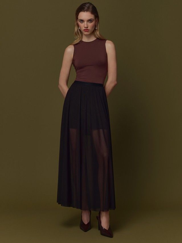 Women's skirt CONTE LU 3595, s.170-90, black - 1