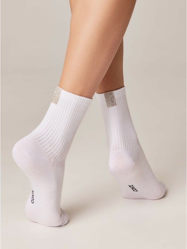 Women's socks CONTE ELEGANT CLASSIC, s.23, 419 white - 2