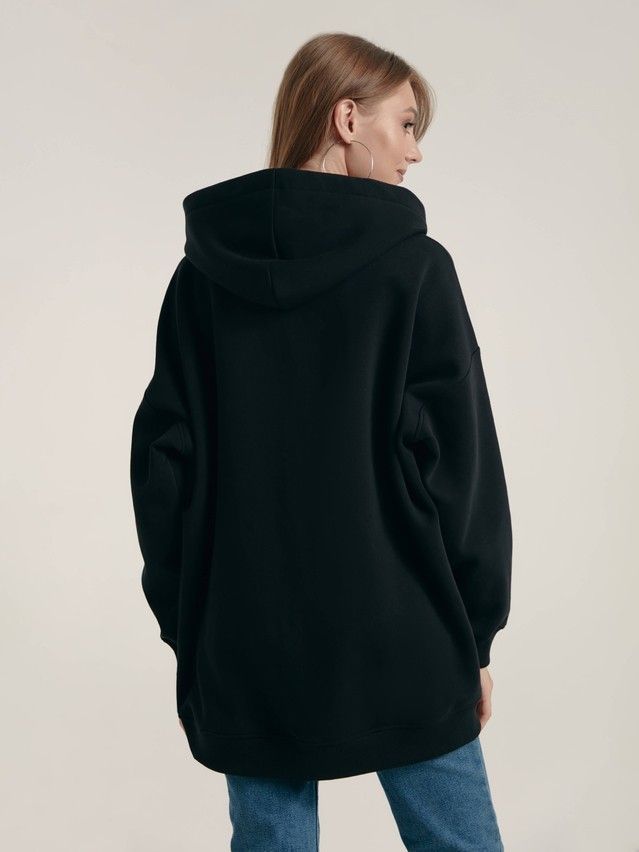Women's polo neck shirt CONTE ELEGANT LD 1486, s.170-88, black - 3
