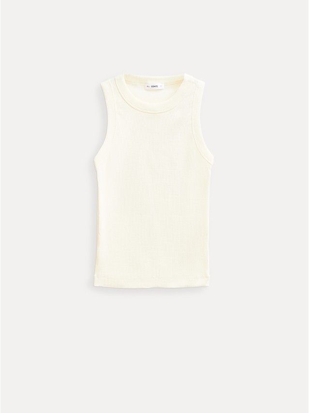 Women's polo neck shirt CONTE ELEGANT LD 3278, s.170-84, off-white - 1