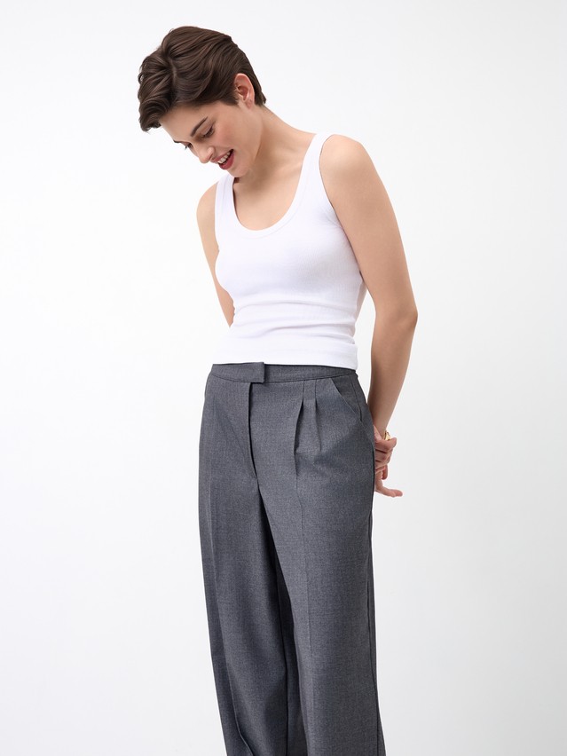 Women's trousers CONTE LBK 3257, s.164-84-90, graphite - 5