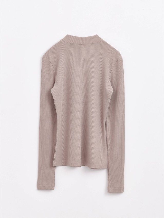 Women's polo neck shirt CONTE ELEGANT LD 1575, s.170-100, light cappuccino - 2