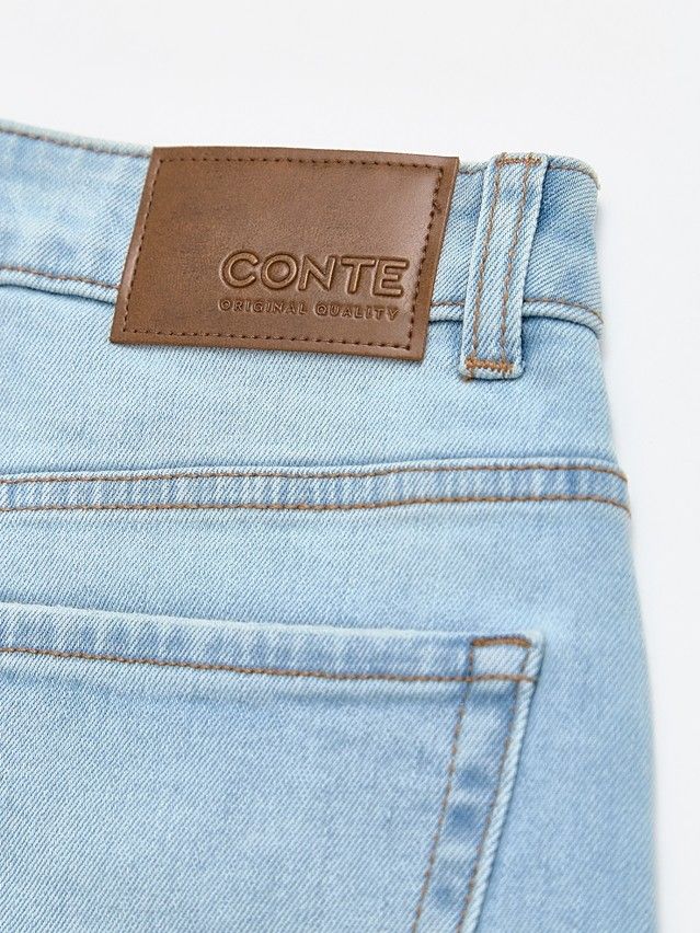 Denim skirt CONTE ELEGANT CON-763, s.170-90, light blue - 10