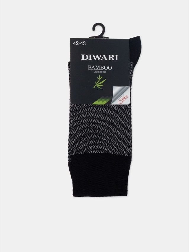 Men's socks DIWARI BAMBOO, s.25, 211 black - 4