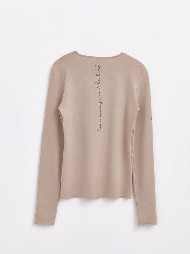 Women's polo neck shirt CONTE ELEGANT LD 1445, s.170-92, light cappuccino - 2