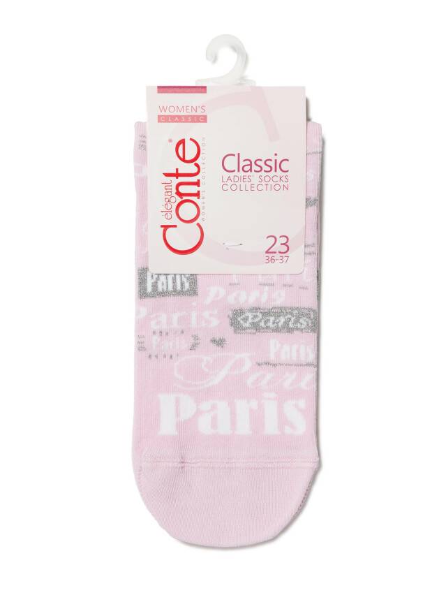 Women's socks CONTE ELEGANT CLASSIC, s.23, 120 light pink - 3