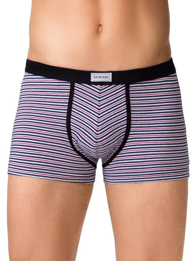 Men's underpants DiWaRi BAND SHORTS 358, s.102,106/XL, black-red - 1