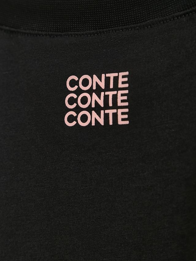 Women's polo neck shirt CONTE ELEGANT LD 3036, s.170-92, black-cat club - 6