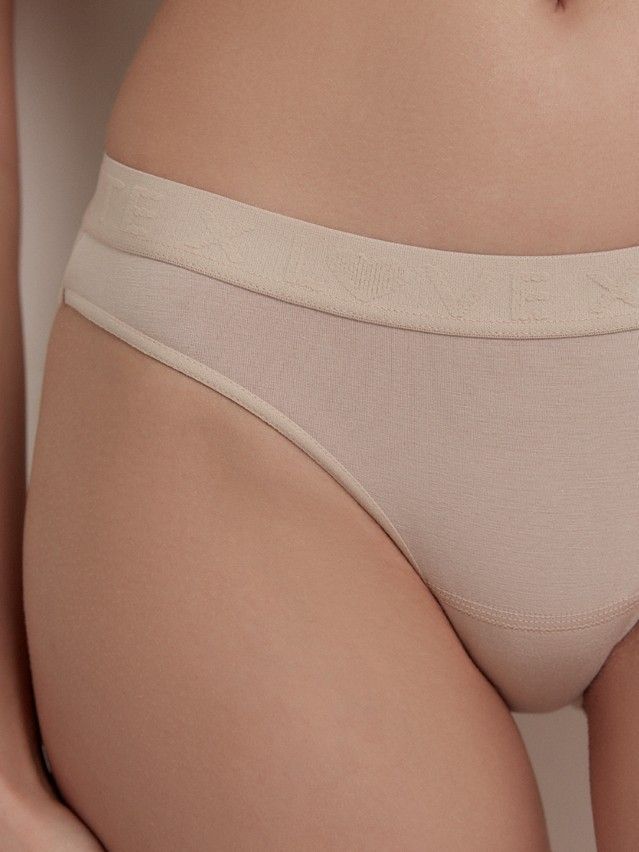 Women's panties CONTE ELEGANT FLEXIBLE LB 2240, s.90, light almond-love - 4