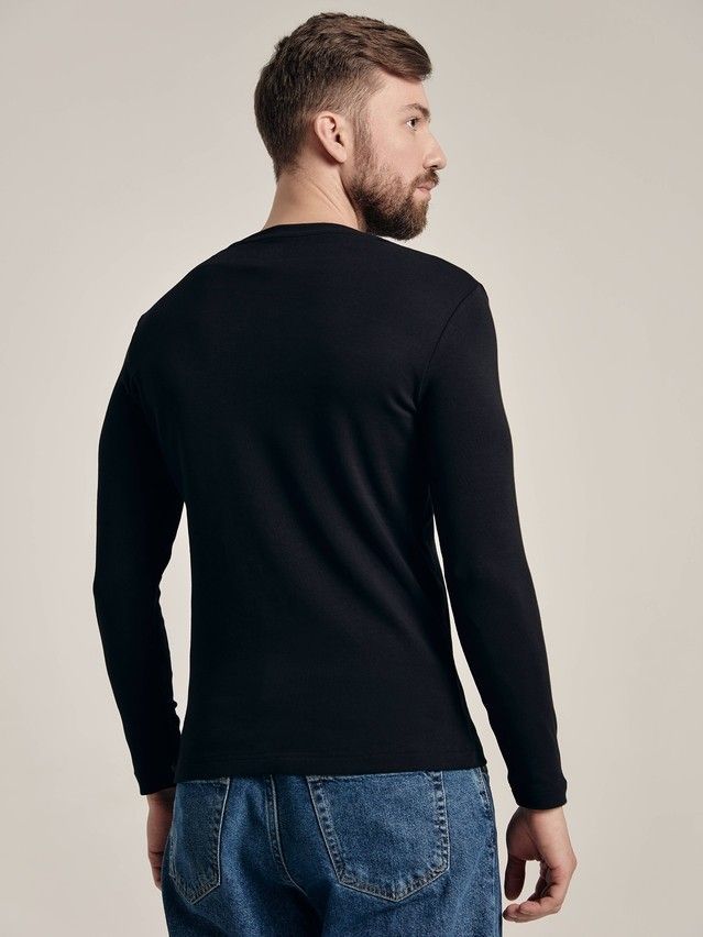Men's polo neck shirt DiWaRi MD 695, s.170,176-100, black - 4