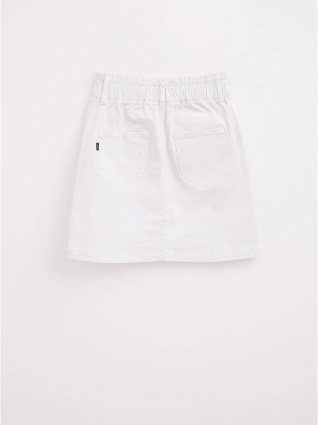 Denim skirt CONTE ELEGANT CON-425, s.170-90, white - 7