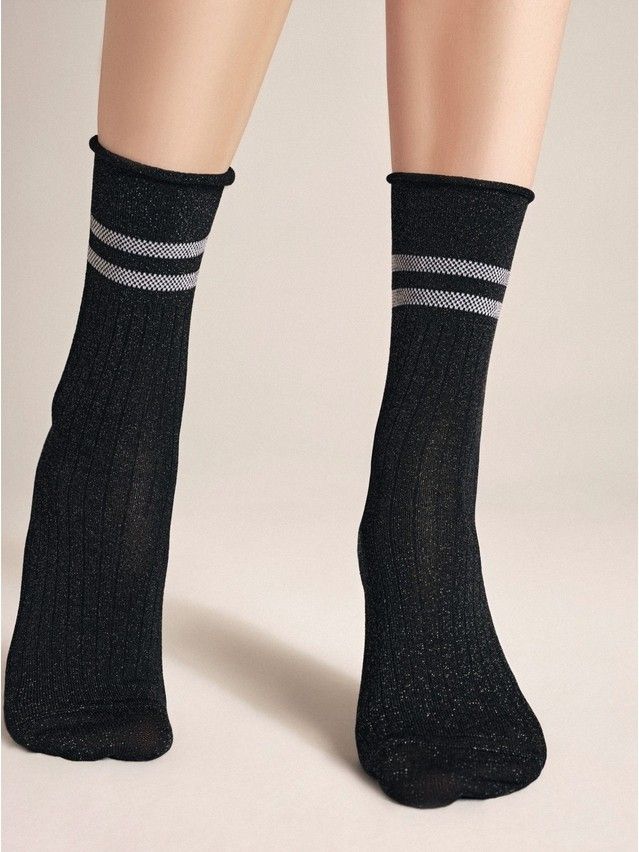 Women's socks CONTE ELEGANT FANTASY, s.23-25, 596 black - 1
