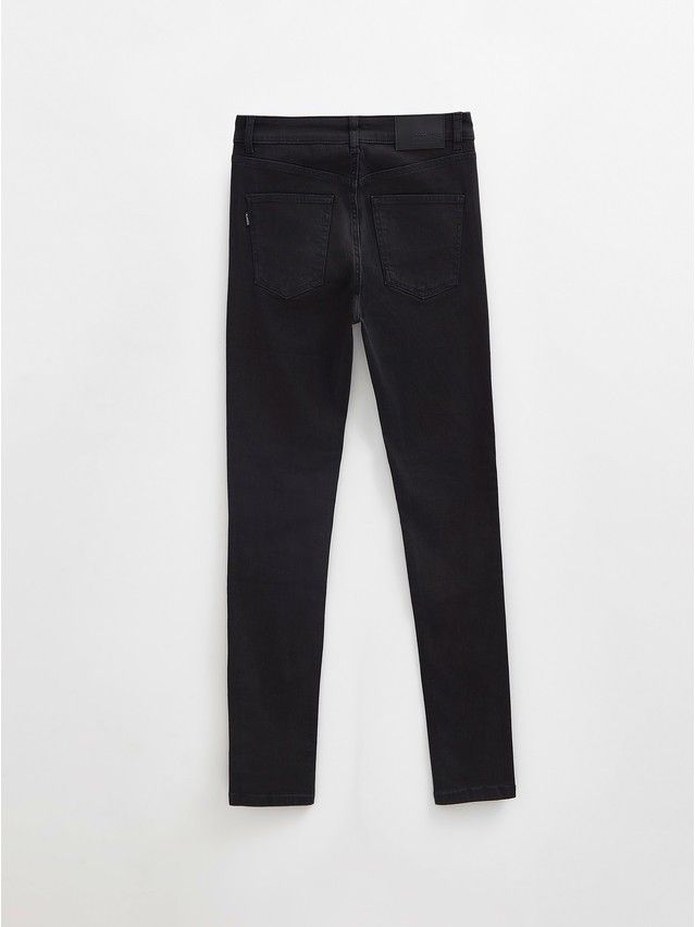 Denim trousers CONTE ELEGANT CON-670, s.170-102, black - 10