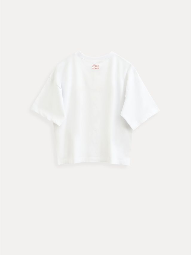 Women's polo neck shirt CONTE ELEGANT LD 3032, s.170-92, white-stickers - 7