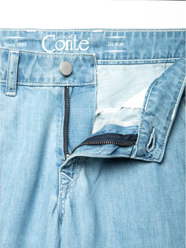 Denim trousers CONTE ELEGANT CON-140, s.170-102, bleach blue - 8