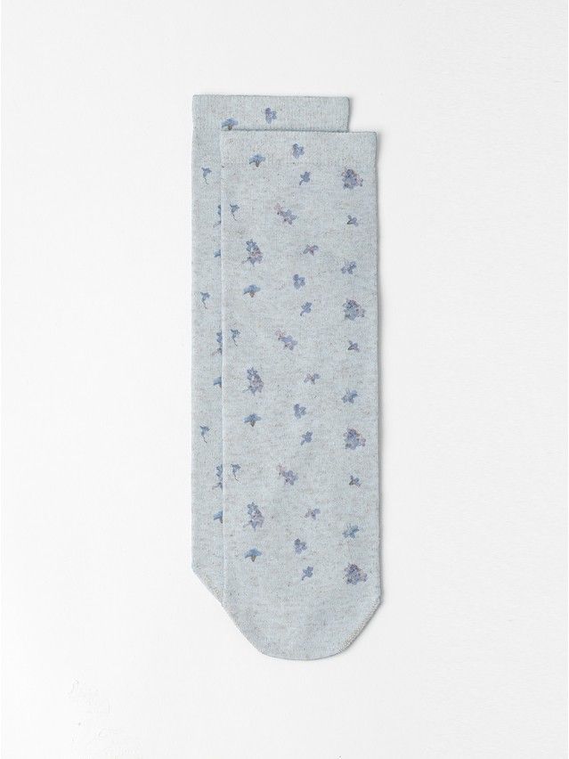 Women's socks CONTE FLOWERS, s.23-25, 1150 blue - 4