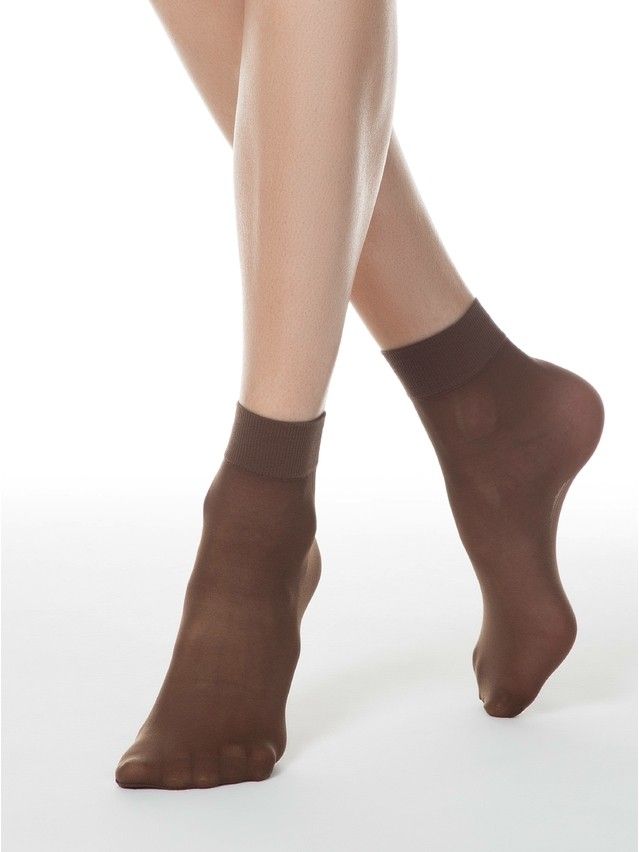 Women's socks CONTE ELEGANT TENSION 40 (2 pairs),s.23-25, mocca - 1