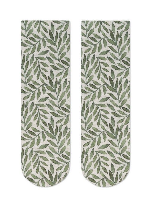 Women's socks CONTE ELEGANT FANTASY, s.23-25, 396 khaki - 5