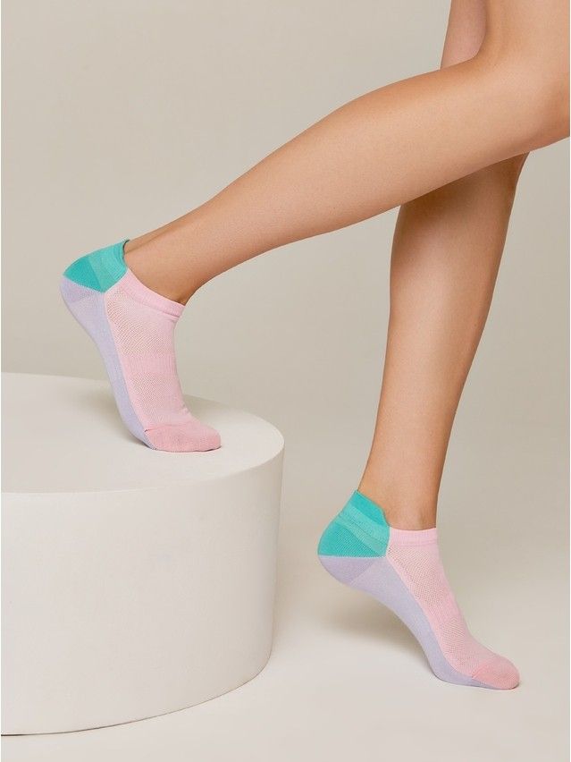 Women's socks CONTE ELEGANT ACTIVE, s.23, 393 light pink-pale purple - 1