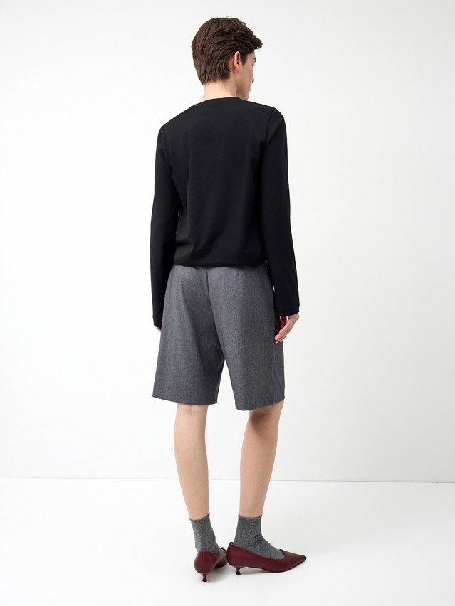 Women's polo neck shirt CONTE LD 3287, s.170-84, black-girl - 3