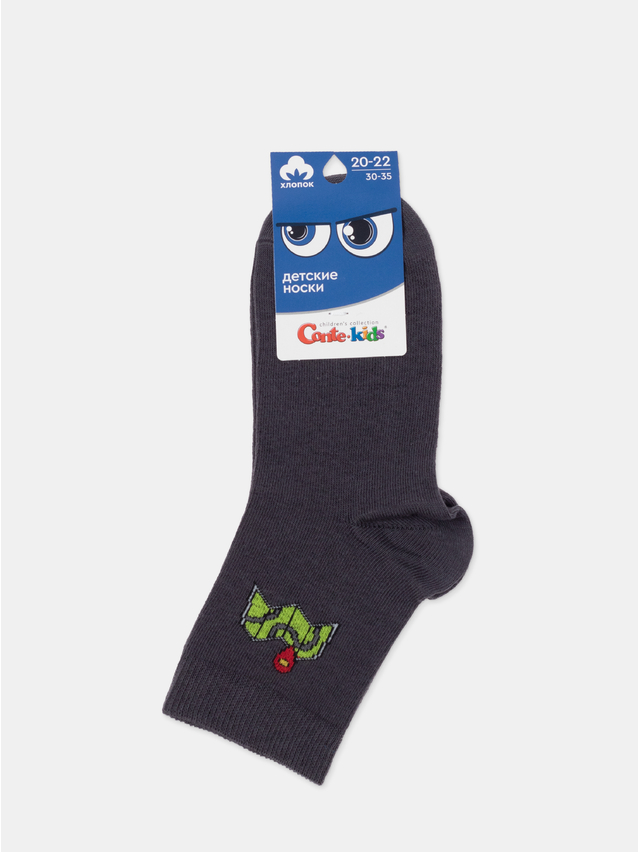 Children's socks CONTE-KIDS, s.20-22, 886 dark grey - 1