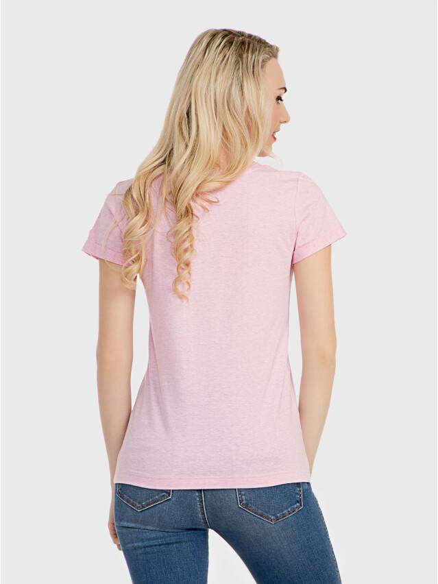 Women's polo neck shirt CONTE ELEGANT LD 742, s.170-100, pink - 2