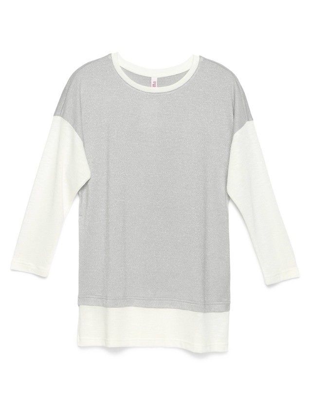 Women's polo neck shirt CONTE ELEGANT LD 629, s.158,164-100, grey - 1