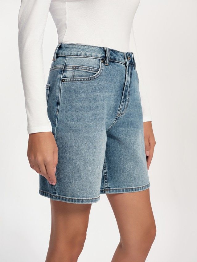 Denim shorts CONTE ELEGANT CON-753, s.170-90, light blue - 4