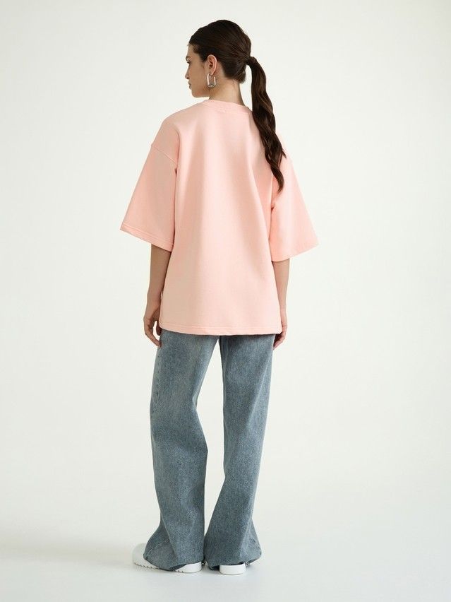 Women's polo neck shirt CONTE ELEGANT LD 3070, s.170-92, seashell pink - 5
