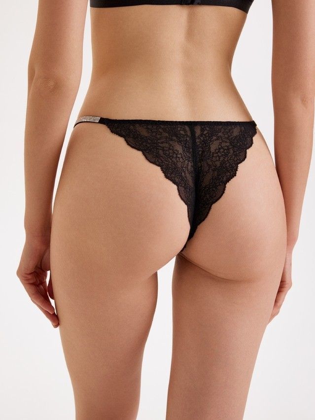 Women's panties CONTE ELEGANT JASMINE LTA 2552, s.90, black-flower - 2