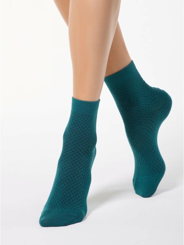 Women's socks CONTE ELEGANT CLASSIC, s.23, 061 dark turquoise - 1