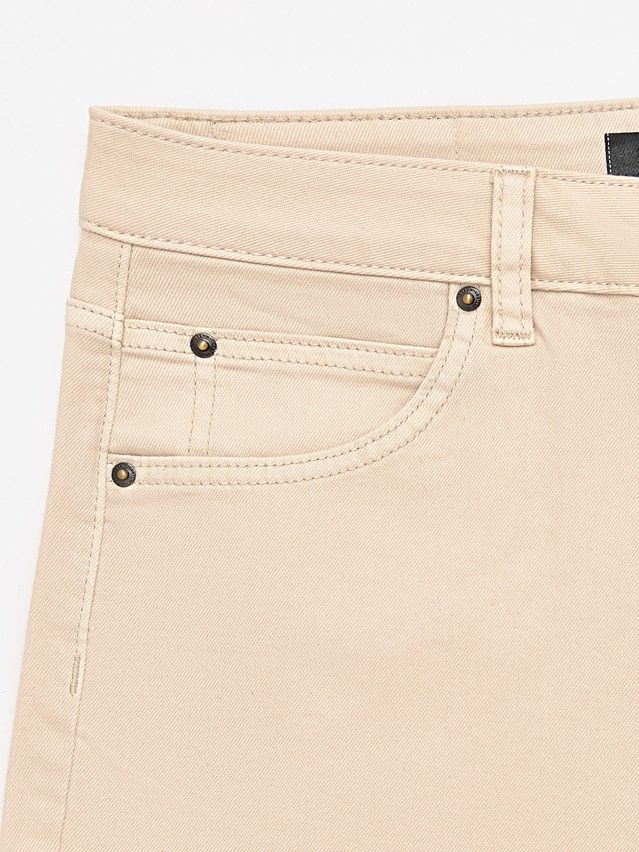 Denim trousers CONTE ELEGANT CON-735, s.170-102, ecru - 11