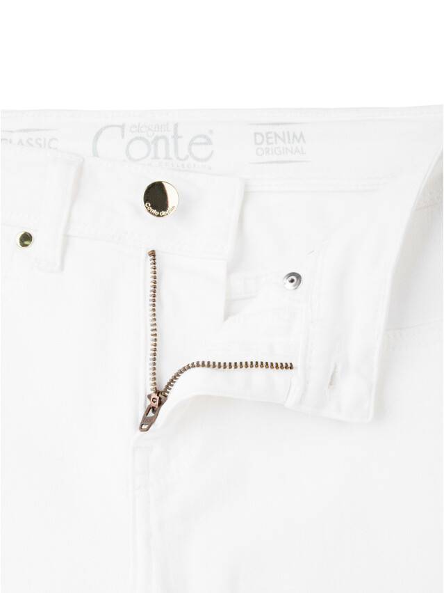 Denim trousers CONTE ELEGANT CON-38W (NEW),s.170-102, white - 8