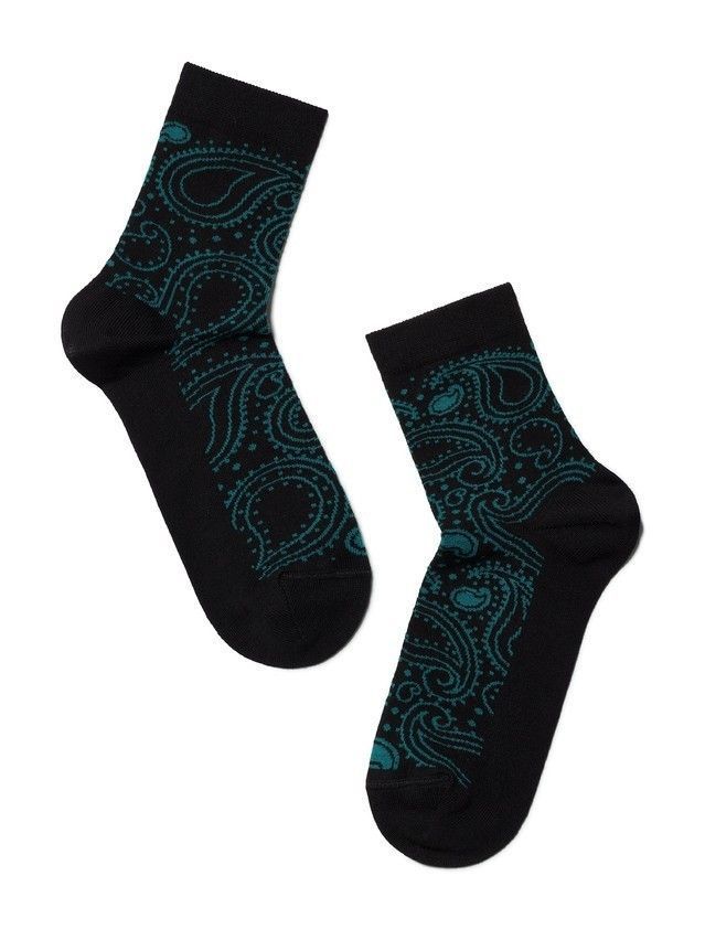 Women's cotton socks CLASSIC 7C-22SP, rives. 36-37, 200 black - 1