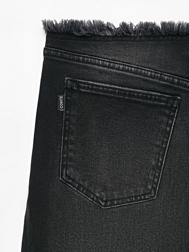 Denim skirt CONTE ELEGANT CON-773, s.170-90, black - 11