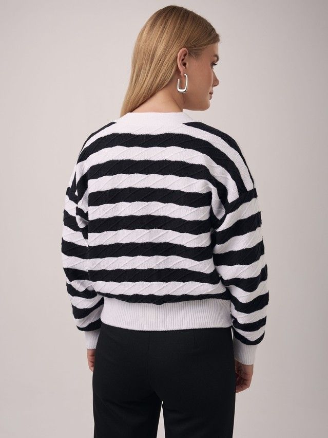 Women’s jacket CONTE ELEGANT LDK23101, s.170-84-88, white-black - 5