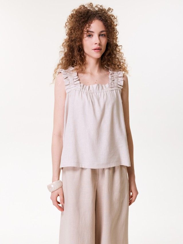 Women's blouse CONTE LBL 3484, s.170-84-90, beige - 4