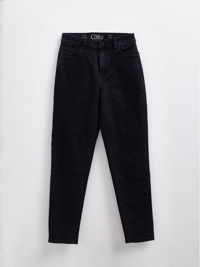 Denim trousers CONTE ELEGANT CON-358, s.170-102, washed black - 7