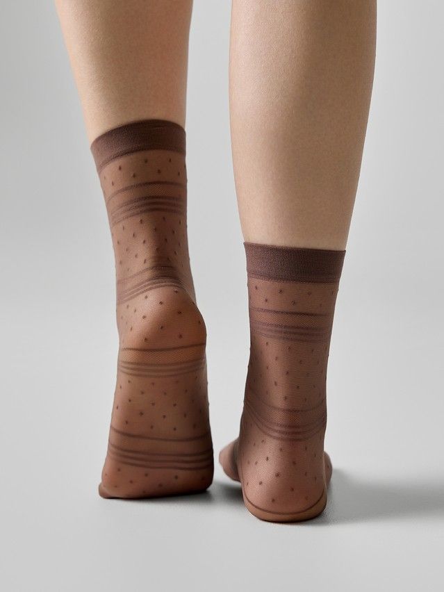 Women's socks CONTE ELEGANT FANTASY, s.23-25, cacao - 2