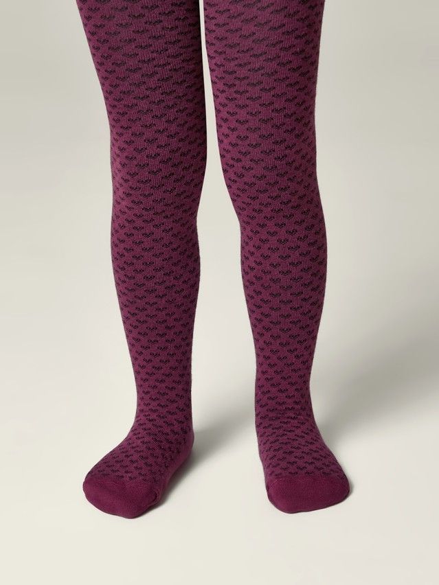 Children's tights CONTE-KIDS TIP-TOP, s.128-134 (20),362 mauve - 1