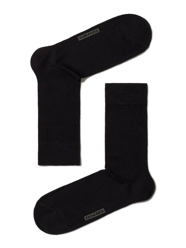 Men's socks DiWaRi OPTIMA (All seasons),s. 40-41, 000 black - 1