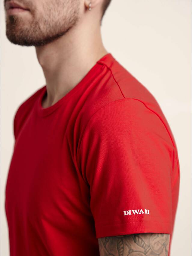Men's pullover DiWaRi BASIC MF 744, s.170,176-100, red - 2