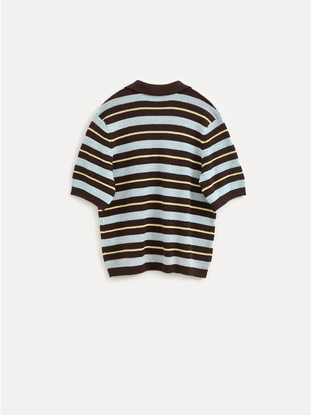 Women's pullover CONTE LDK25139, s.170-84, brown-blue-yellow - 7