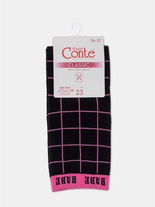 Women's socks CONTE ELEGANT CLASSIC, s.23, 526 black - 4